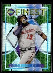2022 Finest Flashbacks Prism Refractor Josh Bell 08/35 Washington Nationals #94