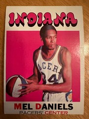 1971-72 Topps Basketball – #195 Mel Daniels ROOKIE CARD !!
