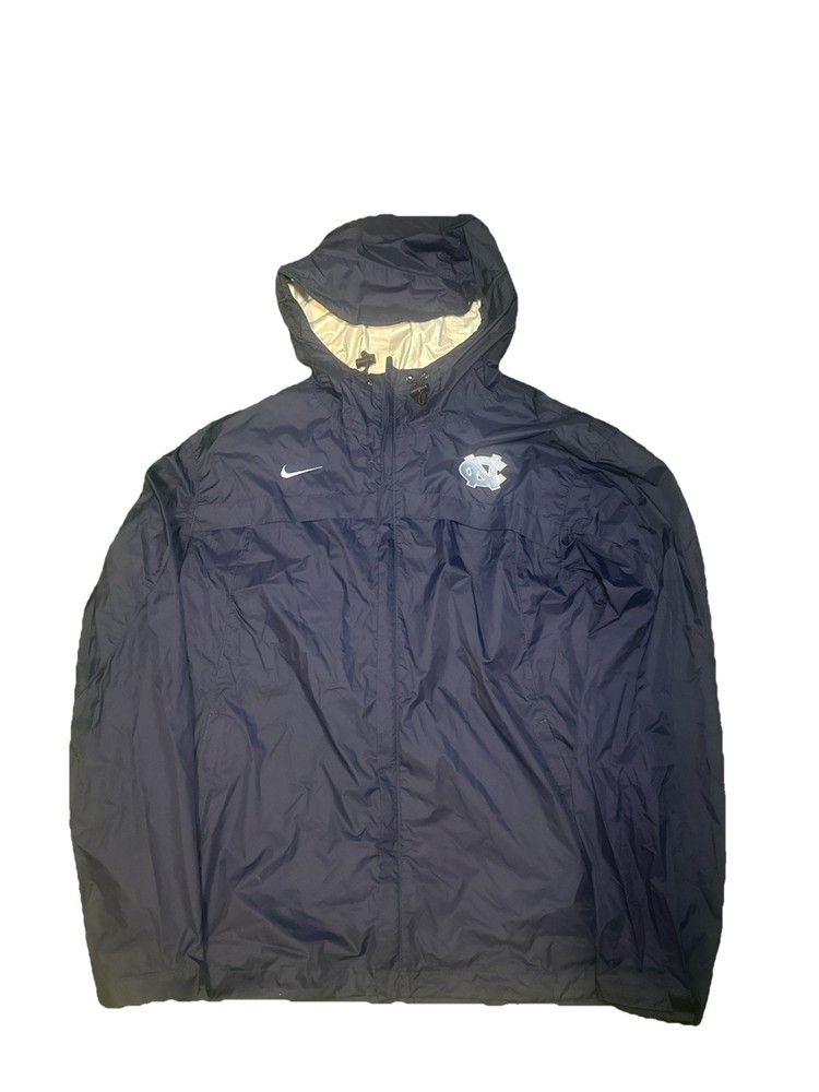 Vintage 90&rsquo;s Nike Team North Carolina Jacket/Coat Size L Navy Blue/Baby Blue
