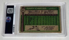 1976 Topps Gary Carter #441 PSA 6 AUTO 8 Baseball Card HOF Expos/Mets Vintage