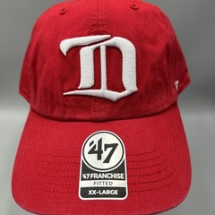47 Brand Franchise NHL Detroit Red Wings Vintage D Logo Hat. NCAA Cap, Sz XXL