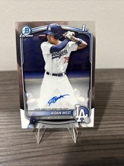 2025 Bowman Draft Aidan West Chrome Auto 1st Prospect #CPA-AWE Dodgers