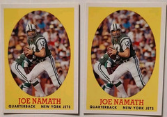 2007 Joe Namath Promo Card Lot # 17 of 22
