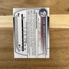 2025 Bowman Draft Cade Obermueller Black Chrome /10 BDC-80