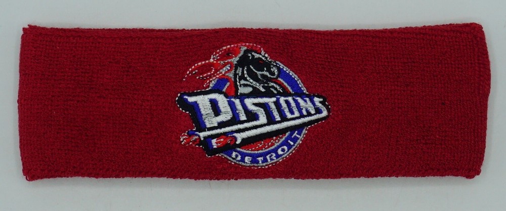 NBA Detroit Pistons Reebok Sweat Band Head Band NEW!