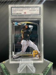 2025 Bowman Draft CHROME Esmerlyn Valdez TOP Prospect Pirates GEM MINT PTA 10🔥