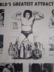 Original 1970s Andre The Giant Promo Poster