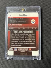 HINES WARD 2006 TOPPS FINEST BLUE XFRACTOR REFRACTOR PARALLEL #d 122/150