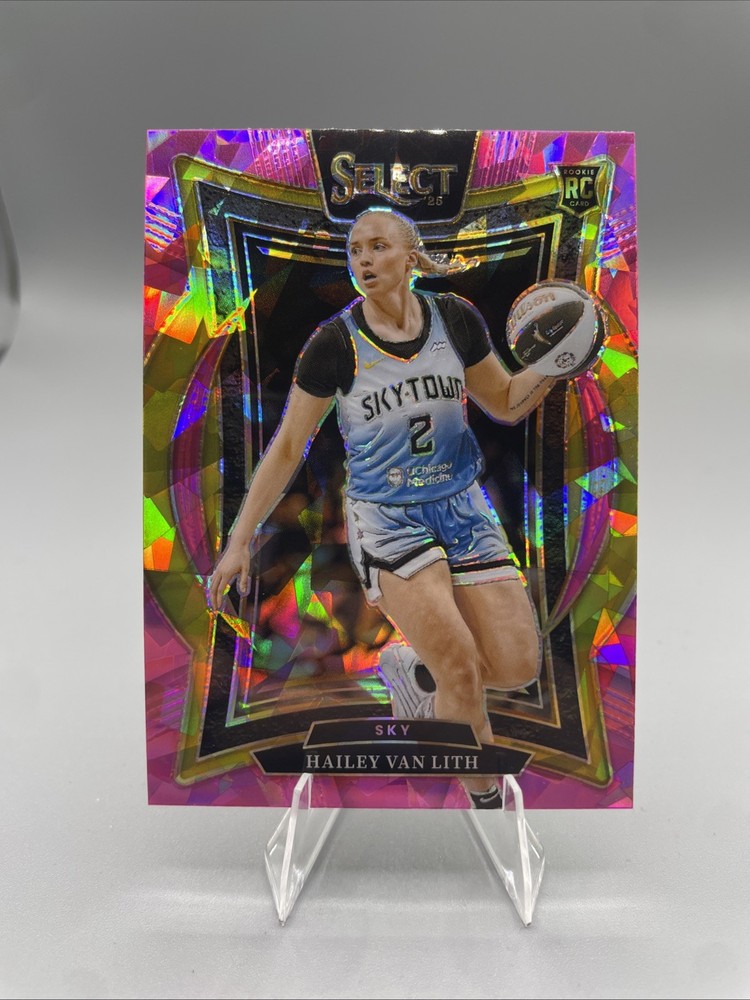 2025 WNBA Select Pink Ice Prizm Concourse #30 Hailey Van Lith