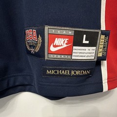 Nike Michael Jordan USA Basketball Jersey #9 Size L Navy Red White