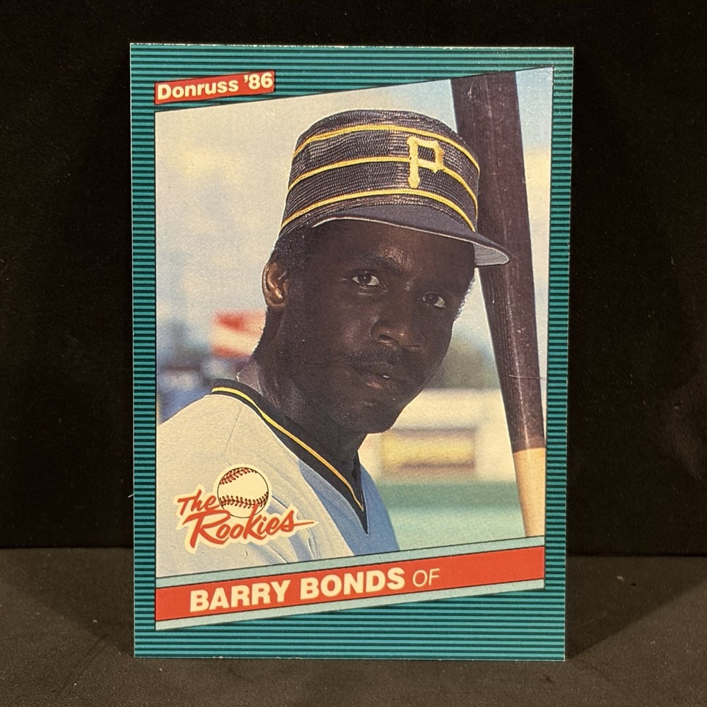 1986 Donruss #11 BARRY BONDS The Rookies Rookie Card CENTERED