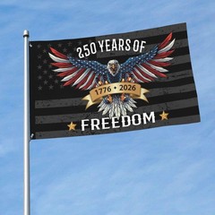 250 Years America Flag – 3×5 FT (60 inches x 36 inches), 250 Black