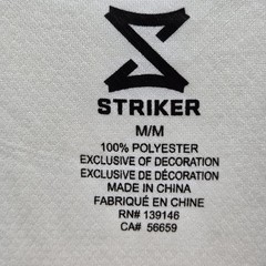 Italy Soccer Shirt Mens Medium White Blue Flag Striker Jersey Top Football