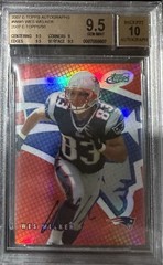 Wes Welker 2007 eTopps Refractor #30 19/749 BGS 9.5/10 Patriots POP 1