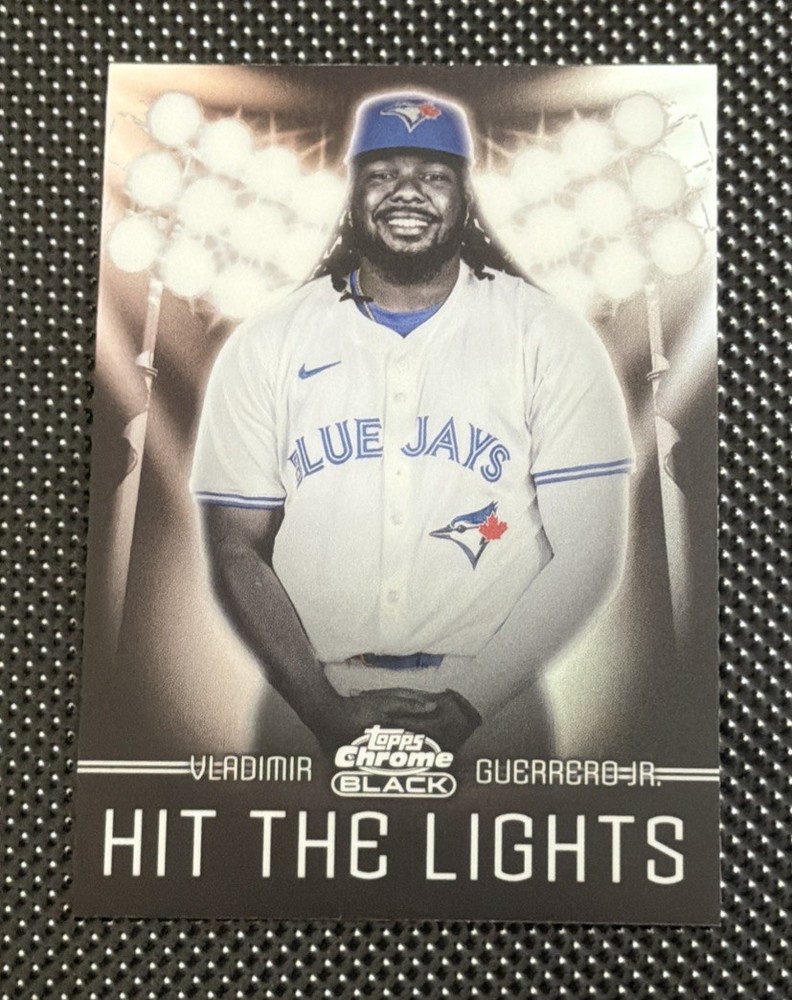 2025 Topps Chrome Black Hit The Lights Vladimir Guerrero Jr SSP Case Hit