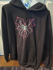 OFFICIAL WWE Men&rsquo;s AJ LEE LOVE BITES BACK Pullover Hoodie XXL 2XL A.J. SOLD OUT