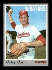 1970 Topps #281 Casey Cox Senators NEAR MINT *1p