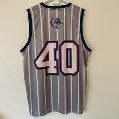 Silver Gonzaga Bulldogs Kennel Club 40th Anniversary Jersey