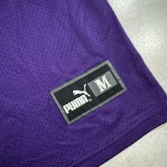 Vintage Minnesota Vikings Jersey Mens M Puma Purple Jeff George NFL Skol