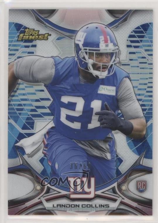 2015 Topps Finest Diamond Refractor 36/60 Landon Collins #79 Rookie RC 2r8