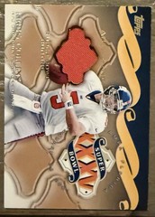 2001 TOPPS SUPER BOWL BUNTING KERRY COLLINS Patch Relic XXXV NEW YORK GIANTS