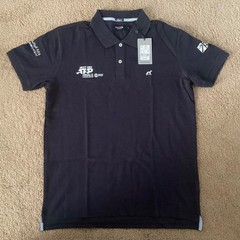 NEW Next Gen ATP FINALS Men’s Navy Black Tennis Polo Shirt LARGE PIF JEDDAH