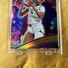 2024 Prizm WNBA Angel Reese Groovy Red /99 #12 MINT ROOKIE Chicago Sky SP