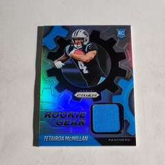 Tetairoa McMillan – 2025 Panini Prizm #RGR-TMC Rookie Gear Silver Prizm Relic RC