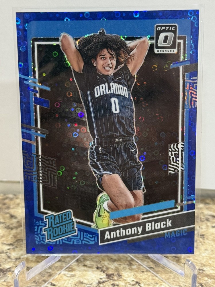 2023-24 Donruss Optic Anthony Black Blue Disco #207 Rated Rookie /49 – Magic