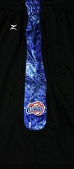 Zipway NBA Basketball Men&rsquo;s Los Angeles Clippers Blue Print Shorts, Black