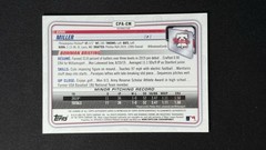 2020 Bowman Chrome Erik Miller CPA-EM Refractor Auto SP /499