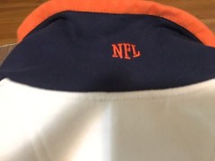 Denver Broncos Navy White And Orange Zip Up Sweatshirt NFL Team Apparel