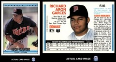 1992 Donruss #516 RICH GARCES Minnesota Twins AUTO EX-NM