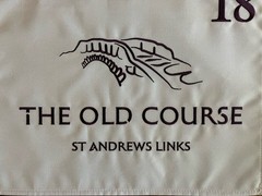 Brand New Embroidered Pin Flag St Andrews Old Course – 2027 British Open 155th