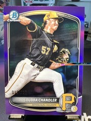 2025 Bowman Chrome – Prospects Bubba Chandler #/250 #BCP-171 Purple Pittsburgh