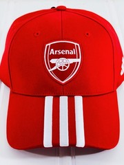 NEW Adidas Arsenal FC Woven Cannon Crest Back Strap Soccer Cap Hat Unisex OSFM