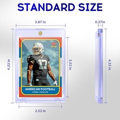 Lot of Magnetic Trading Sports Card Holders 35pt One-Touch Hard UV Protection US