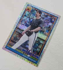 2026 Topps Series 1 91 Topps Chrome Mojo Nolan McLean RC #91C-48 New York Mets