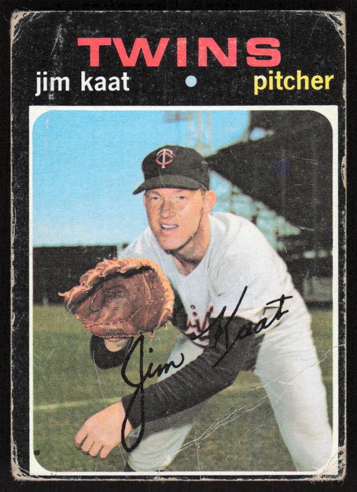 1971 Topps #245 Jim Kaat POOR