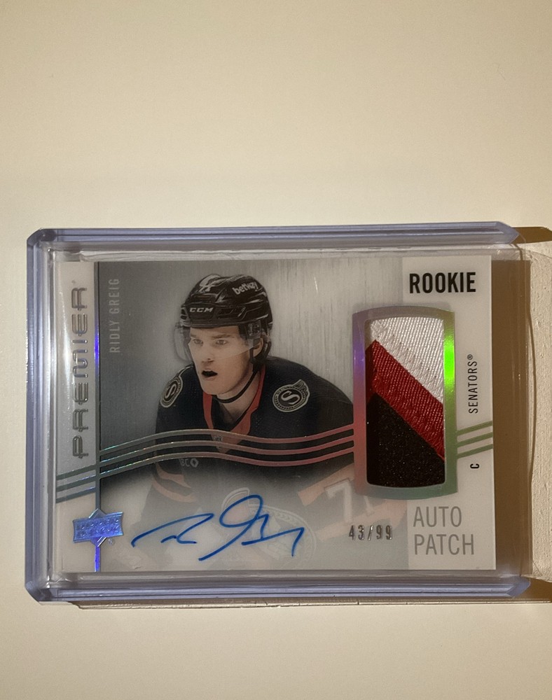 2024-25 Upper Deck Premier – 2023-24 Update Acetate Horizontal Rookie Auto Patch
