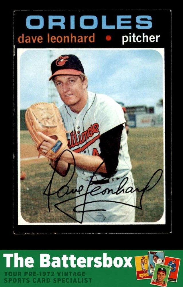 1971 Topps #716 Dave Leonhard VG/VGEX X3784270