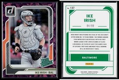 2026 Panini Donruss Baseball IKE IRISH Purple Ice #/99 #137 Baltimore Orioles