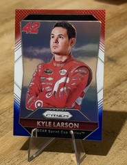 Kyle Larson 2016 Prizm RED WHITE & BLUE Parallel NASCAR Racing PRIZM