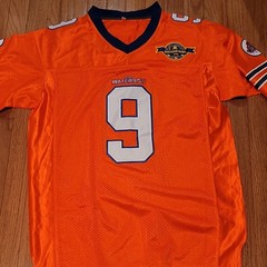 Boucher #9 Bourbon Bowl Football Jersey Orange Medium Waterboy Movie Replica