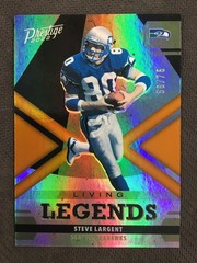 2022 Panini Prestige #LL-28 Steve Largent Living Legends Xtra Points Orange /75