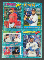2026 Topps Heritage Chrome AQUA SPARKLE Parallels You Pick – 2 Card Minimum