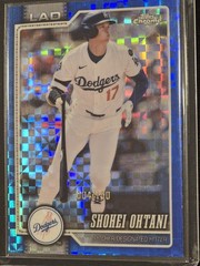 Shohei Ohtani Blue X Fractor 4/150 2026 Topps Chrome Color Match Dodgers