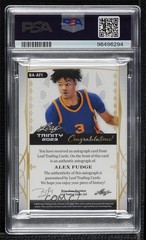 2022-23 Leaf Trinity Gold 18/35 Alex Fudge #BA-AF1 PSA 8 Auto 1a07