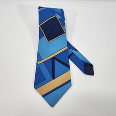 Vintage Tie Los Angeles Chargers Colors Blue Yellow Baby Navy Hand Made NFL Nice