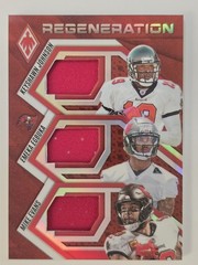 Keyshawn Johnson, Mike Evans, Emeka Egbuka 2025 Panini Phoenix – Regeneration